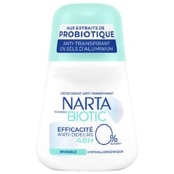 Narta Biotic Déodorant Anti-Transpirant Invisible 48H 50 ml
