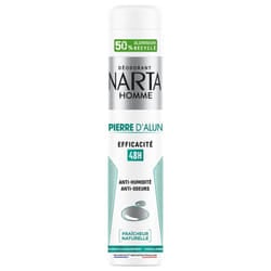Narta Homme Déodorant Pierre d'Alun 48H Spray 200 ml