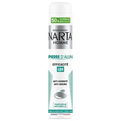 Narta Homme Déodorant Pierre d'Alun 48H Spray 200 ml