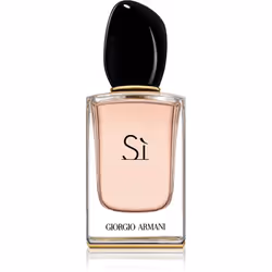 La définition parfaite du bon goût italien est magnifiquement exprimée dans les senteurs de l’eau de parfum pour femmes Armani Sì. Ce parfum a été créé pour toutes les représentantes stylées et charismatiques de la gente féminine. Son mariage de notes fleuries de cassis et de frésia ouvrira en vous un concert émotionnel grâce auquel vous direz oui (« sì » en italien) à la liberté