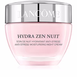 Réveillez-vous avec une peau reposée, éclairée et lisse. La crème de nuit apaisante Lancôme Hydra Zen nourrit parfaitement vo ...