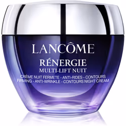 Dites stop aux rides et à la peau terne et flétrie. La crème de nuit contre les rides Lancôme Rénergie Multi Lift agit pendan ...
