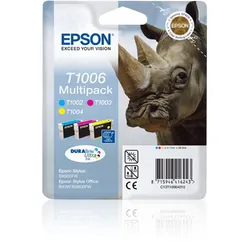 Epson Rhino Multipack "Rhinocéros" (T1006) - Encres DURABrite Ultra C, M, J (HC)