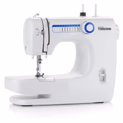 Tristar SM-6000 Machine à coudre, Blanc, Machine à coudre automatique, coudre, Boutons, Rotatif, Electrique, 9 W