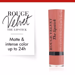 Bourjois Rouge À Lèvres Rouge Velvet The Lipstick 02 Flaming`Rose 2.4g, Rose, Flaming`Rose, 1 couleurs, Hydratant, Unisexe, M ...