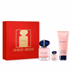 Un parfum luxueux constitue toujours un cadeau idéal. Grâce à son bel emballage, le coffret de parfum pour femme Armani My Wa ...