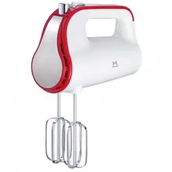 Mandine MHM305-16 mixeur Batteur à main 350 W Rouge, Blanc
