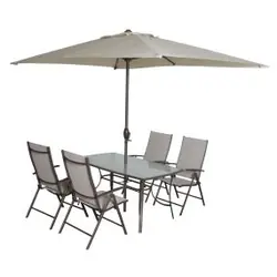 Hyba Rona ensemble de meubles de jardin Beige, Gris