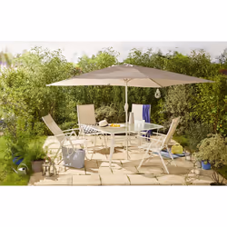 Hyba Rona ensemble de meubles de jardin Beige, Gris - Vue supplémentaire 2