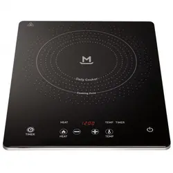 Mandine MIC2101-17 plaque Noir Comptoir Plaque avec zone à induction 1 zone