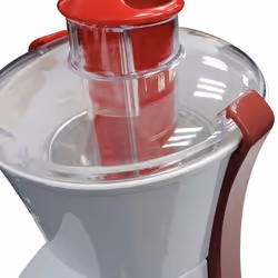Mandine 3614612546930 presse-agrumes Centrifugeuse 300 W Rouge, Transparent, Blanc - Vue supplémentaire 2