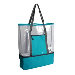 Carrefour Borsa Mare Termica Con Scomparti Azzurra conteneurs thermique Argent, Turquoise