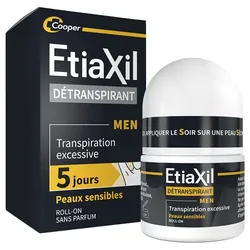Etiaxil Déodorant Détranspirant Men Peaux Sensibles Roll-On 15 ml