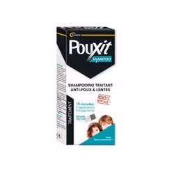 POUXITShampooing Traitant Anti-poux et lentesRinçage facileDouxSans insecticide**Peigne inclus200ml Pour faciliter la vie des ...