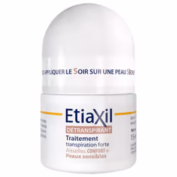 Etiaxil Traitement Détranspirant Confort+ Aisselles Peaux Sensibles Roll-On 15 ml