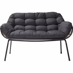 Hyba Siena ensemble de meubles de jardin Noir - Vue supplémentaire 2