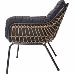 Hyba Siena ensemble de meubles de jardin Noir - Vue supplémentaire 3