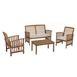 Carrefour Hanoi ensemble de meubles de jardin Bois