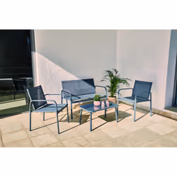 Carrefour 3616473126177 ensemble de meubles de jardin Gris - Vue supplémentaire 3