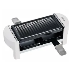 Carrefour BRG2-22 raclette 2 personne(s) 350 W Noir, Blanc