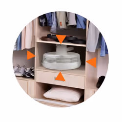 Klindo 3616479607663 ventilateur Blanc - Vue supplémentaire 4