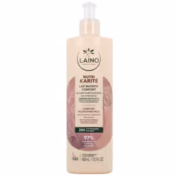 Le lait nutritif confort hypoallergénique qui apportera une hydratation continue durant 24h et apaisera les sensations de tir ...
