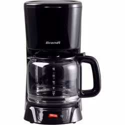 Brandt CAF1318, Machine à café filtre, 1,8 L, Café moulu, 1000 W, Noir