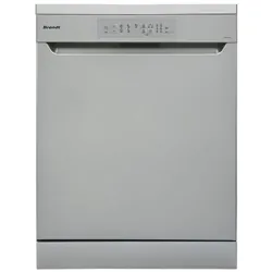 Brandt DFH135TDS - Lave-vaisselle pose libre, 13 couverts, 6 programmes, classe A++, silver