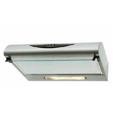 Brandt AC500XF1 hotte Semi-intégrée (semi-encastrée) Argent 380 m³/h