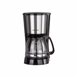 Brandt CAF815X, Machine à café filtre, 1,5 L, Café moulu, 800 W, Noir, Acier inoxydable