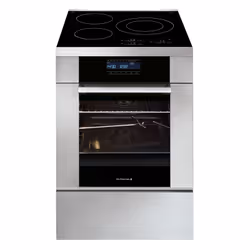 De Dietrich DCI1583X, Cuisinière, Noir, Boutons, Devant, Plaque avec zone à induction, 3 zone(s)