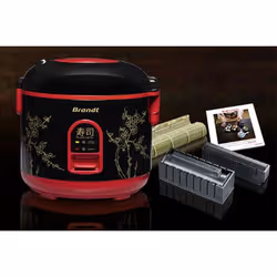 Brandt SUP515 cuiseur à riz 500 W Noir, Rouge - Vue supplémentaire 2