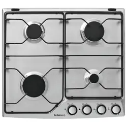 De Dietrich DPE7610X plaque Acier inoxydable Intégré Gaz 4 zones