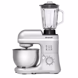 Brandt KM650BS, 4 L, Acier inoxydable, Rotatif, Batteur, Blender, Pétrisseur, Mélange, 0,9 m, Acier inoxydable