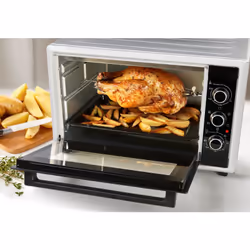 Brandt FC55MUW Grille-pain four 55 L 2200 W Noir, Acier inoxydable Grill