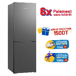 Réfrigérateur Combiné BRANDT BFC8610NX 380 Litres NoFrost - Inox