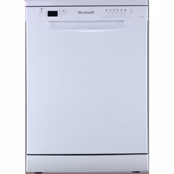 Brandt DFP127ADW, Pose libre, Taille maximum (60 cm), Blanc, Blanc, 1,35 m, 25 cm