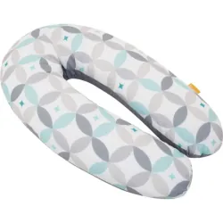 Badabulle Coussin de maternité Évolutif - 2 en 1 - Coussin d'Allaitement - Graphique