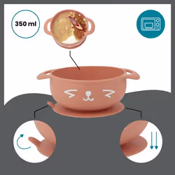 BabyMoov Taste' ISY Couverts pour enfants en bas âge Orange Silicone - Vue supplémentaire 3