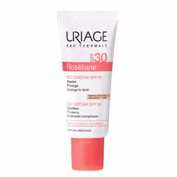 URIAGEEau thermaleRosélianeCC cream SPF30Peaux sujettes aux rougeurs  Hydrate et protège  Corrige le teint40mlUne crème onctueuse qui est l’alliance parfaite d’un soin traitant et la couvrance du maquillage
