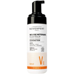 Novexpert Vitamine C Flash Éclat Mousse Nettoyante Bio 150 ml