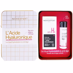 Coffret cadeau cosmétiques bio de Novexpert
Retrouvez dans ce coffret en édition limitée les 2 soins à l'acide hyaluronique s ...