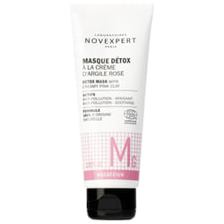 Masque Détox à la Crème d&#039;Argile Rose 75ml Magnésium Novexpert