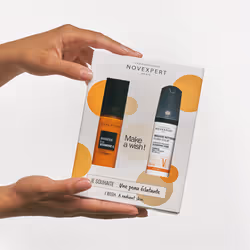 NOVEXPERT COFFRET SERUM BOOSTER A LA VITAMINE C+MOUSSE FLASH ECLAT 40ML