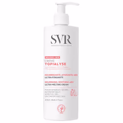 SVR Topialyse Crème Nourrissante Apaisante 48H 400 ml est une crème pour peaux sensibles, sèches et inconfortables. C'est un  ...