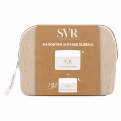 SVR Densitium Crème Correction Globale 50 ml + Baume Nuit Réparation Globale 13 ml Offert est une élégante trousse contenant ...