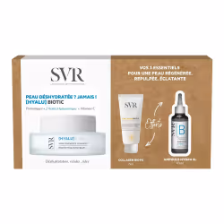 SVR Biotic Hyalu Gelée Régénérante Repulpante 50 ml + [B3] Ampoule Hydra 10 ml & Essence Hydra Offerts est un rituel de 3 ess ...