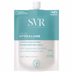 SVR Hydraliane Crème Hydratation Intense 50 ml est un soin visage pour tous types de peaux sensibles formulé avec 100% d'ingr ...