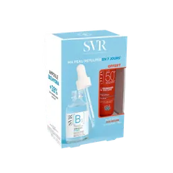 SVR Ampoule [B3] Hydra – Concentré Repulpant Anti-rides 30ml + Sun Secure Blur SPF50+ Sans Parfum 15ml