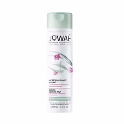 Jowaé Lait Démaquillant Apaisant 200 ml aux Lumiphénols antioxydants & à la Pivoine impériale nettoie et démaquille les peaux normales à sèches même sensibles.